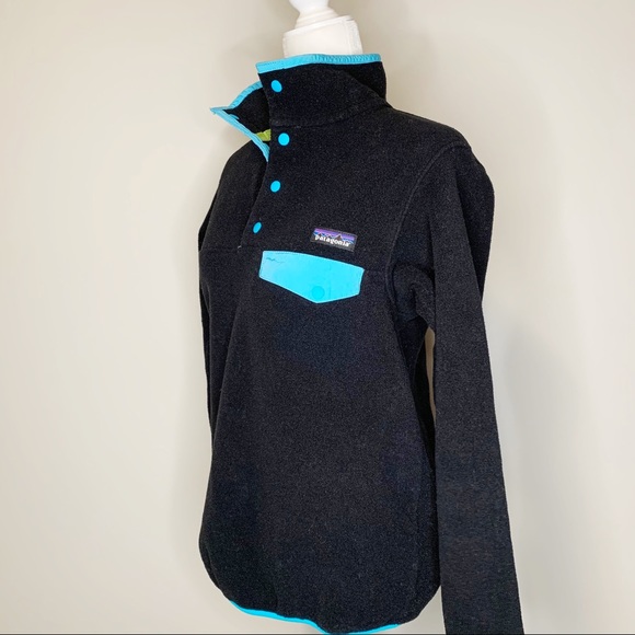Patagonia Black Synchilla Snap-T Fleece Pullover - Picture 2 of 7